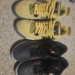 Jordan Kids Sneakers - Yellow and Black